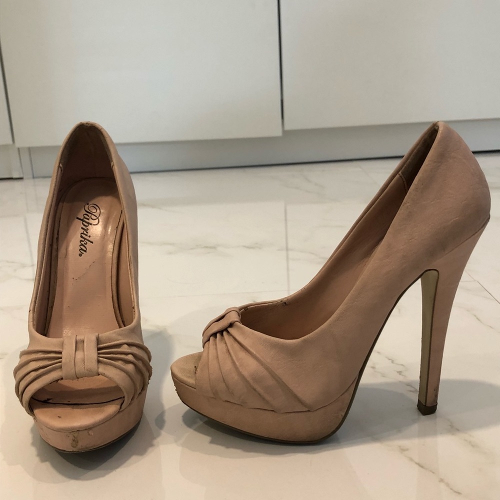 Nude heels